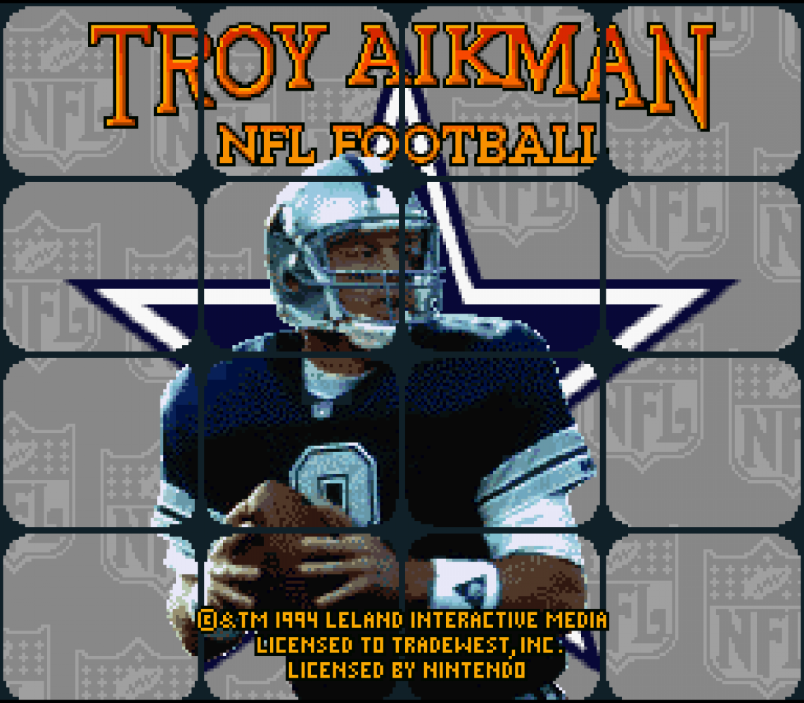 Troy Aikman NFL Football